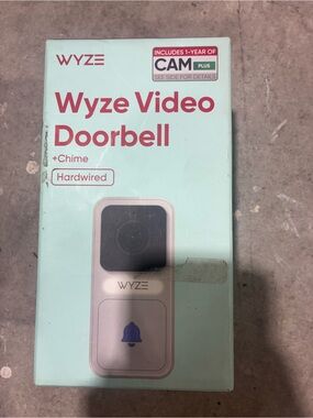New Wyze Video Doorbell Hardwired - White